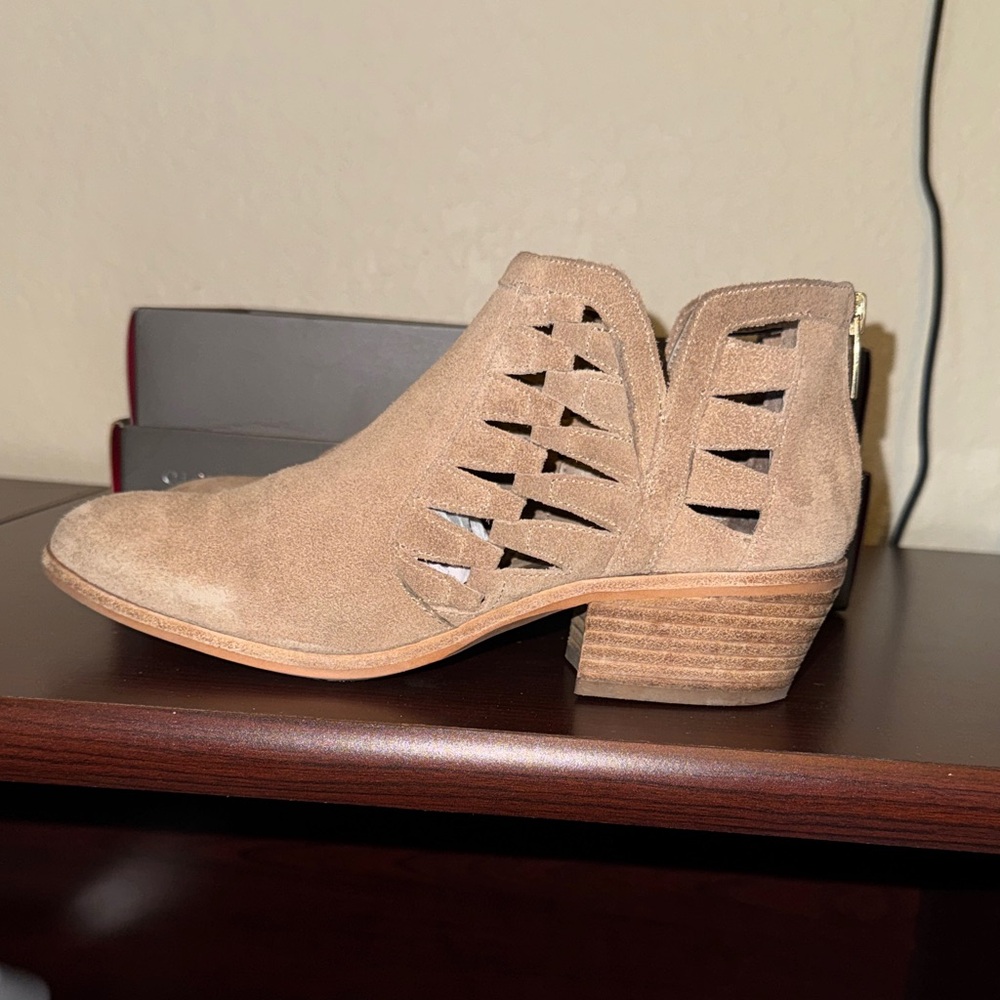 Vince Camuto Tan Ankle Boots